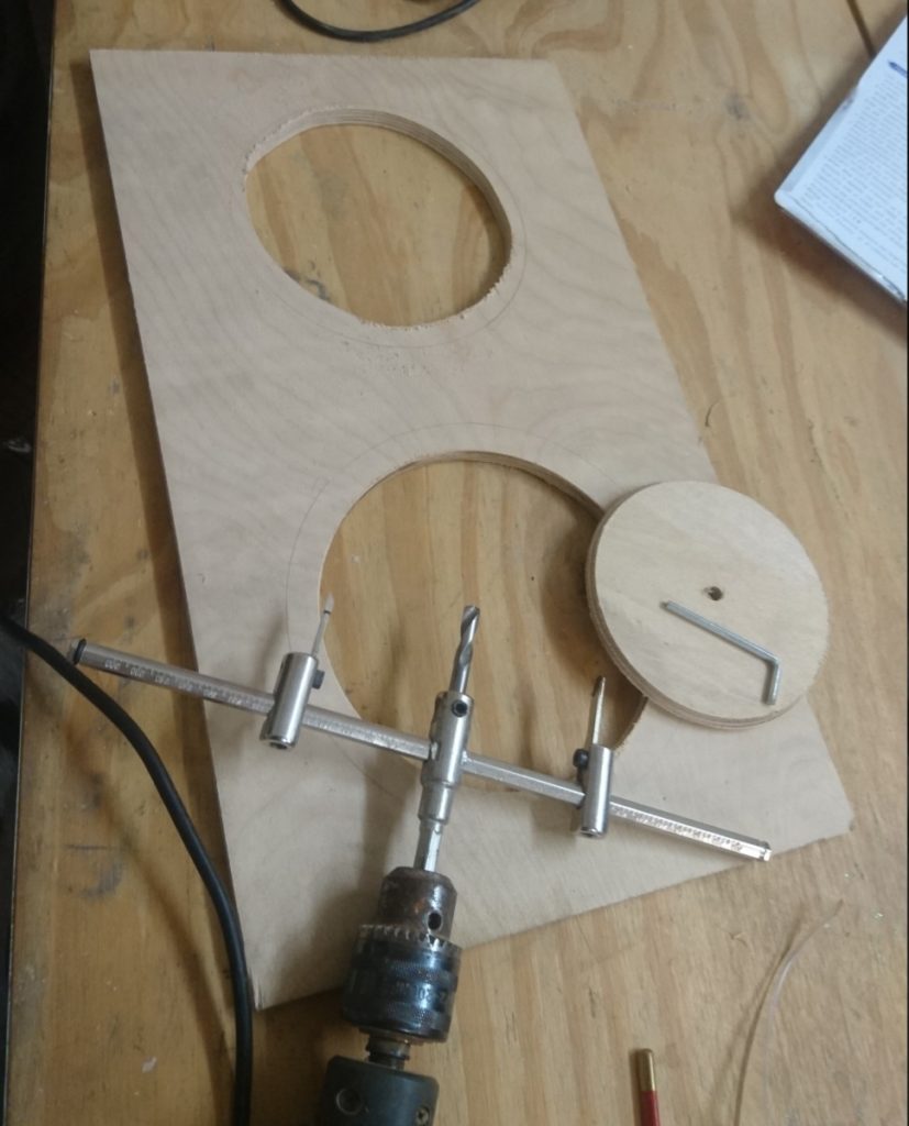 Trepanning Tool and holes in board